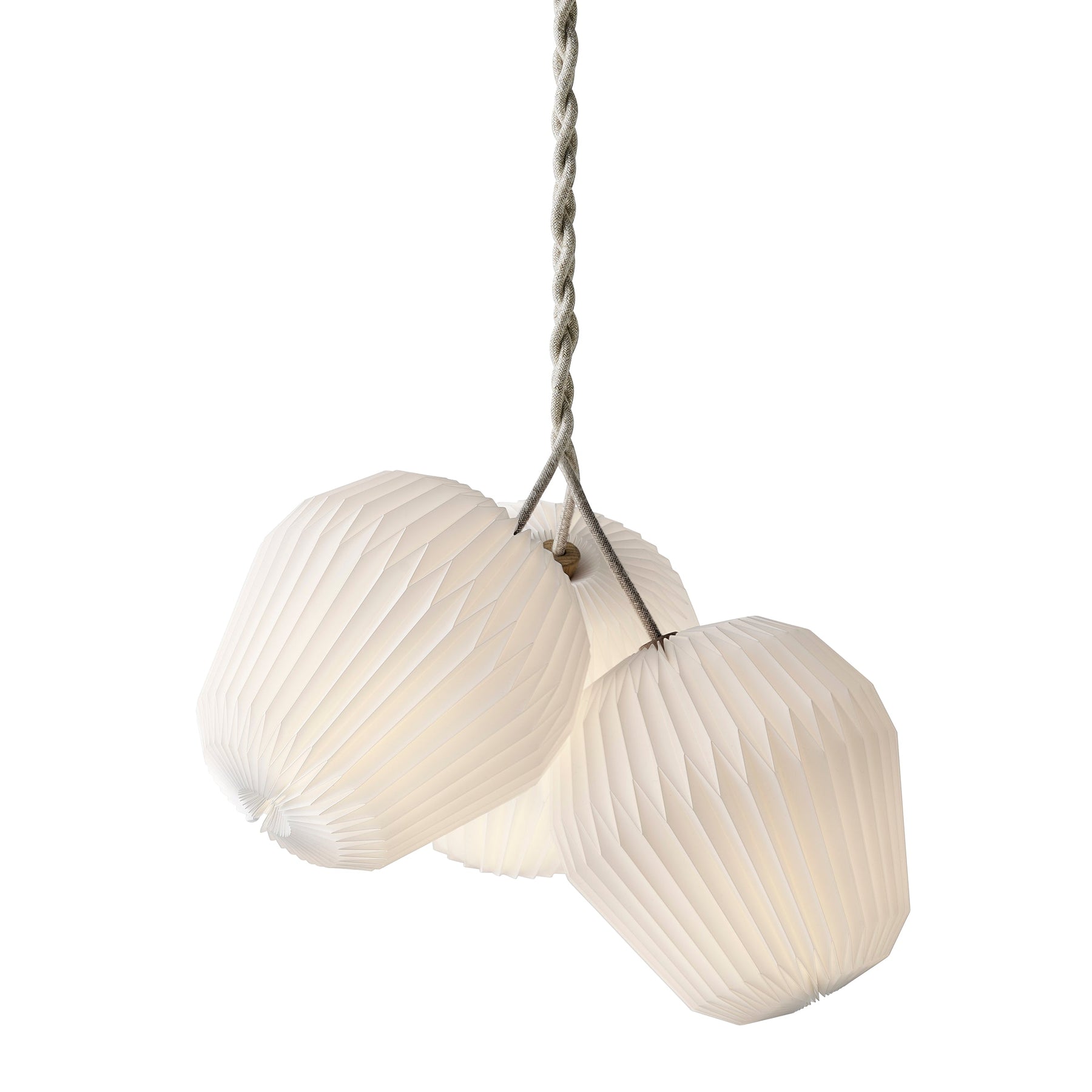 Le Klint, Bouquet Chandelier Large 3 Shades Plastic, PVC, Chandelier, Sinja Svarrer Damkjær,