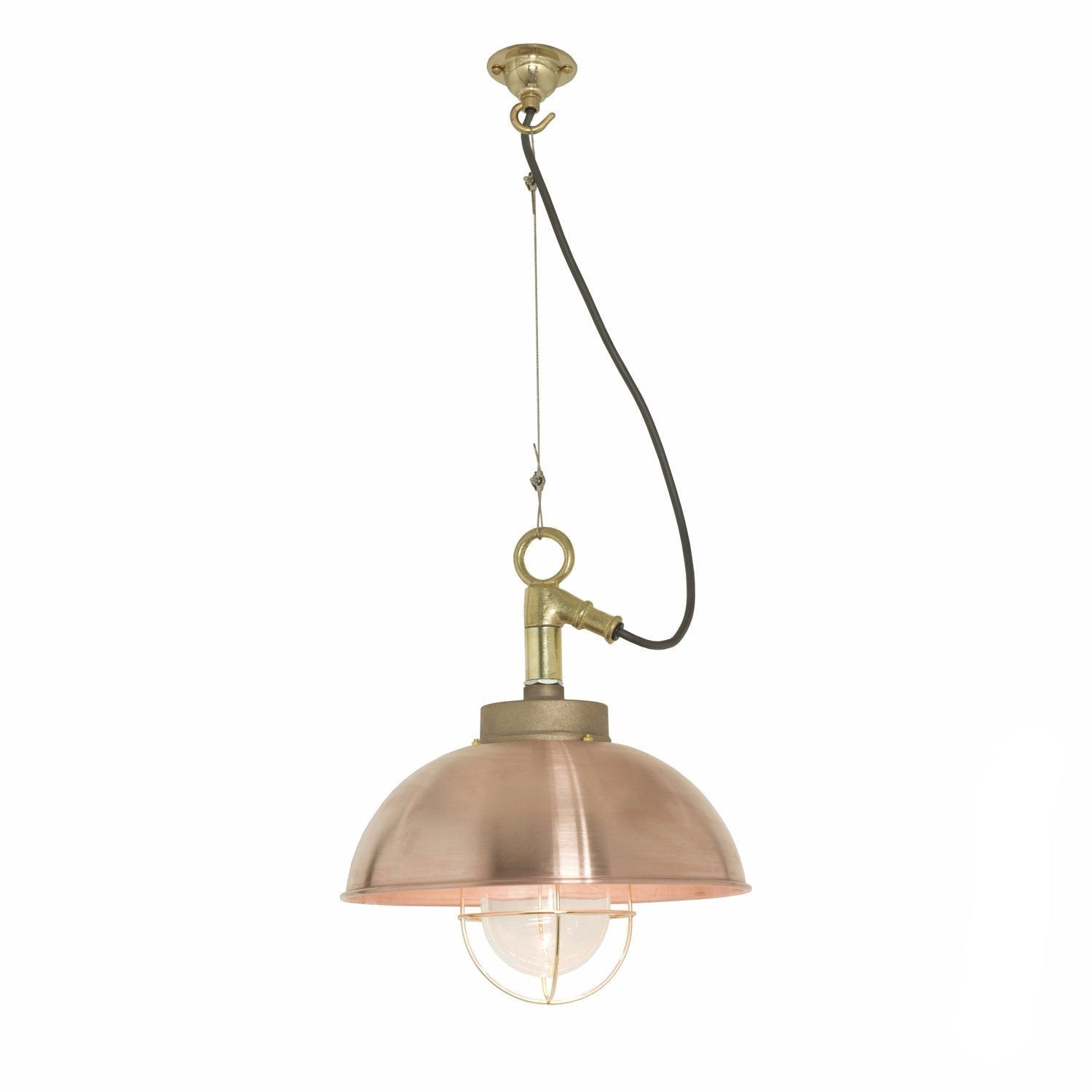 Original BTC, Shipyard Copper Pendant Light, Pendant,