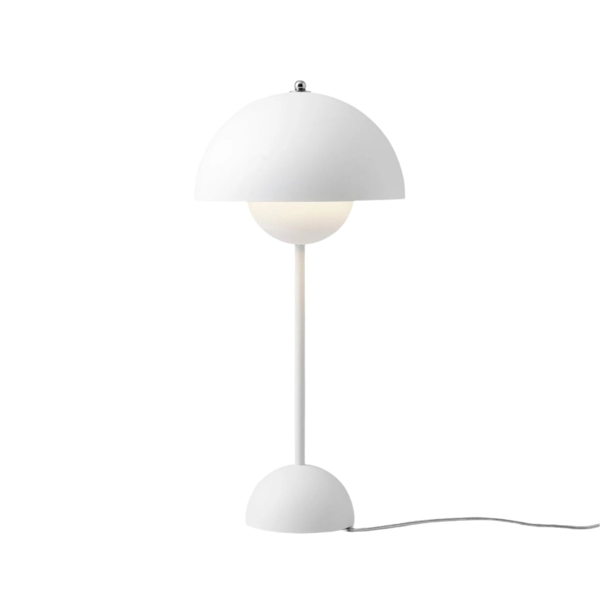 &Tradition, Flowerpot Table Lamp VP3, White, Table / Task, Verner Panton,  Verner Panton