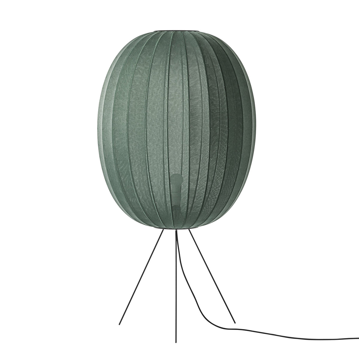 Made by Hand, Knit-Wit Medium Floor Lamp 65, Black, Floor, Iskos Berlin,