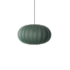 Made by Hand, Knit-Wit Oval Pendant Lamp 57, Tweed Green, Pendant,