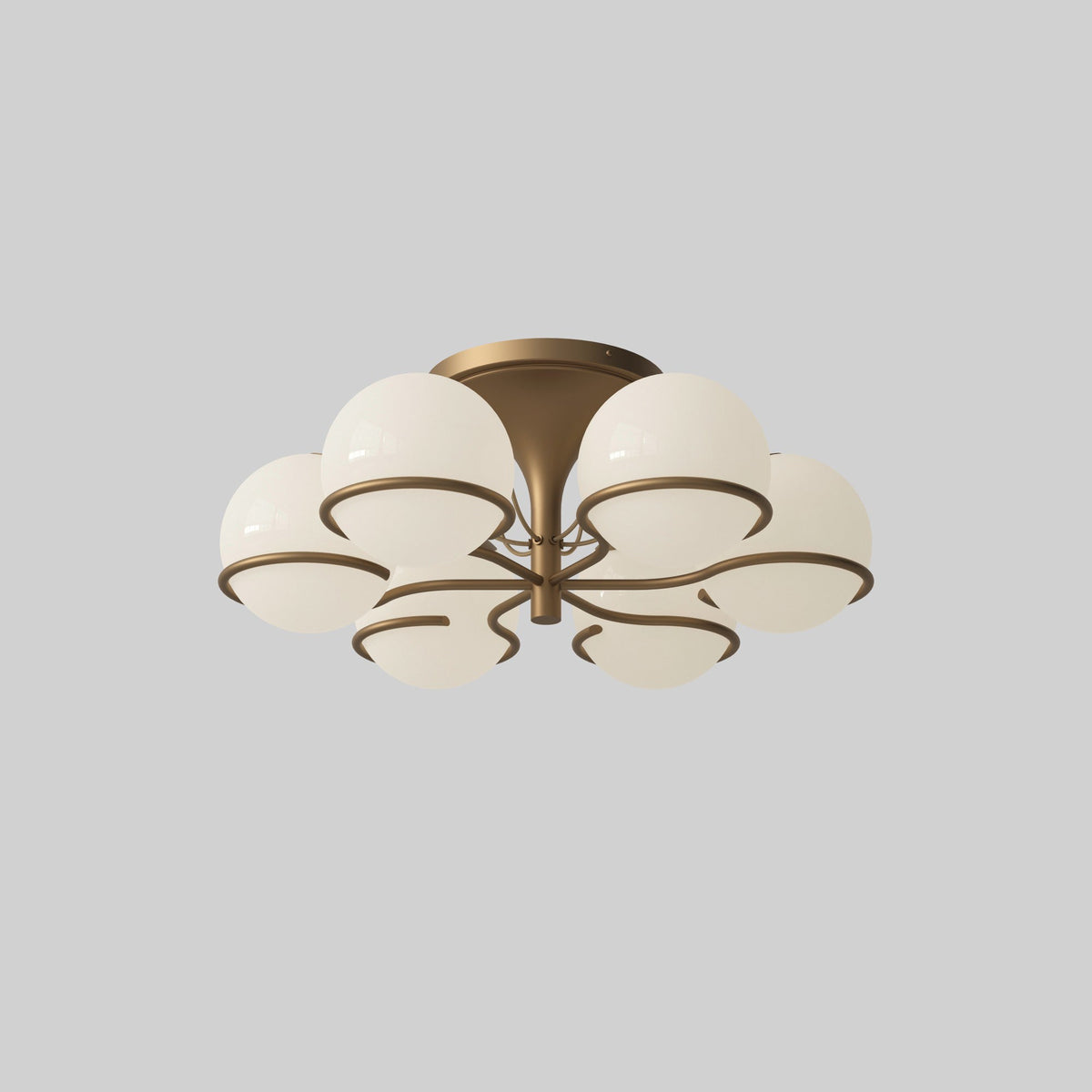 Astep, Model 2042 6 Opaline Spheres, Ceiling,