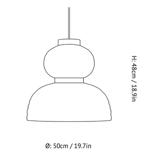 &Tradition, Formakami Pendant JH4, Pendant,