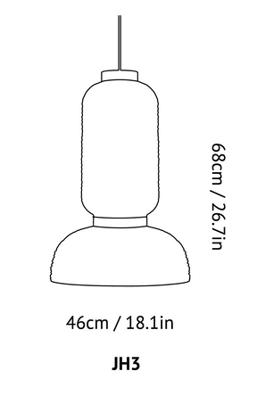 &Tradition, Formakami Pendant JH3, Pendant,